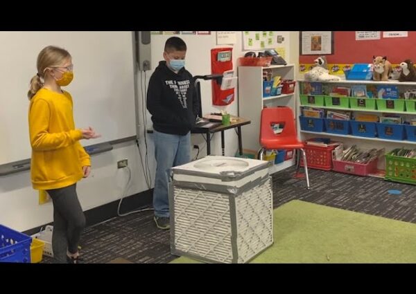 5th Graders Make DIY Air Purifiers for Entire School