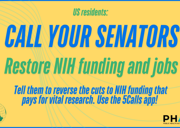 Call your senators about restoring NIH jobs & funding!