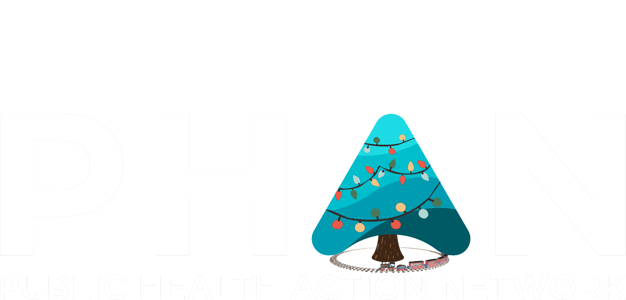 PHAN Christmas logo in white